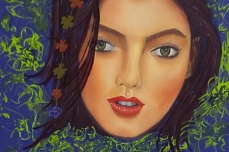 60x80 cm Gizem...Yağlı boya -Akrilik ..