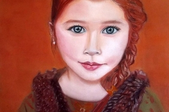 36x36cm/Kızıl Boncuk.Canson Mi-teintes on paper