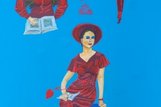 70x50 cm mavi masal 