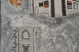 Sütçü imam..50x40cm