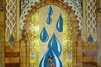 50X70cm.../ Huzurun damla damla yüreğe akışı