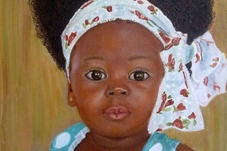 30x40 cm /Chocalate girl..çikolata kız