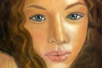 30x40cm./Kumralım.Canson Mi-Teintes on paper